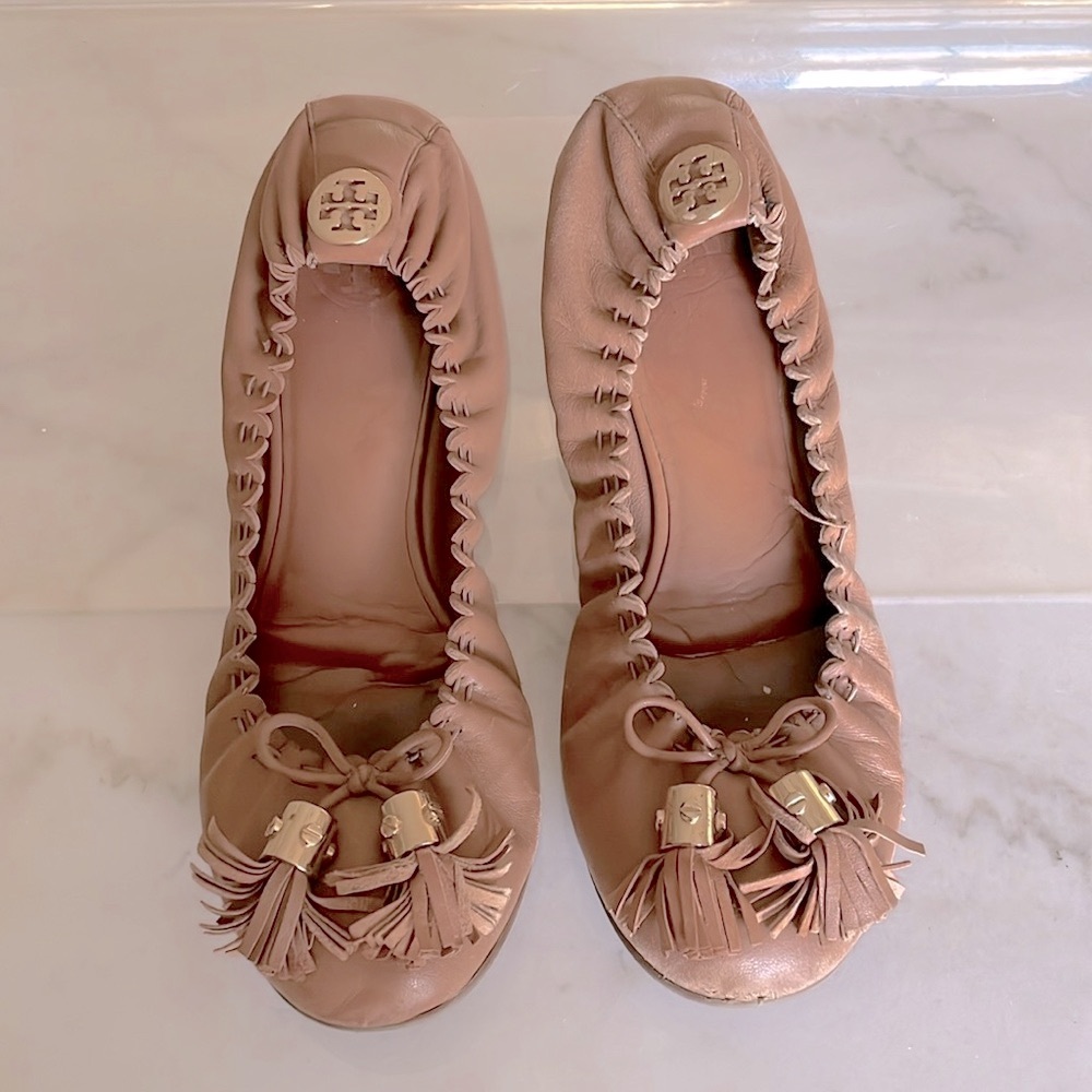 Tory Burch tassel ballerina flats